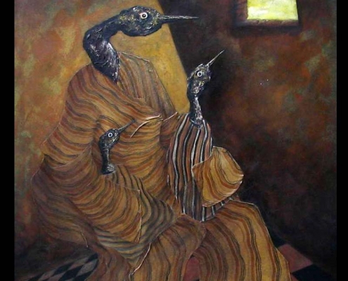 Artista Plástico Roberto Jiménez Hidalgo Obra La Espera (El Liberfreeden)