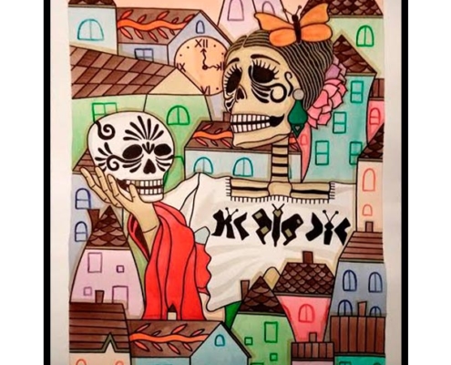 Obra La Señora del Pueblo 3, del Artista Davide Mantovani
