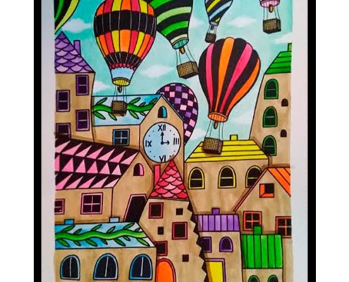 Obra, Globos del Artista Davide Mantovani