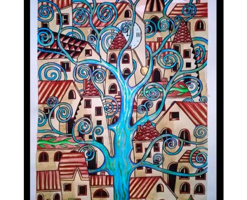 Obra, El árbol de la vida del Artista Davide Mantovani
